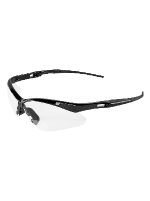 Bullhead Swordfish Readers Safety Glasses Black w/Clear 1.5 Diopter BH106115 