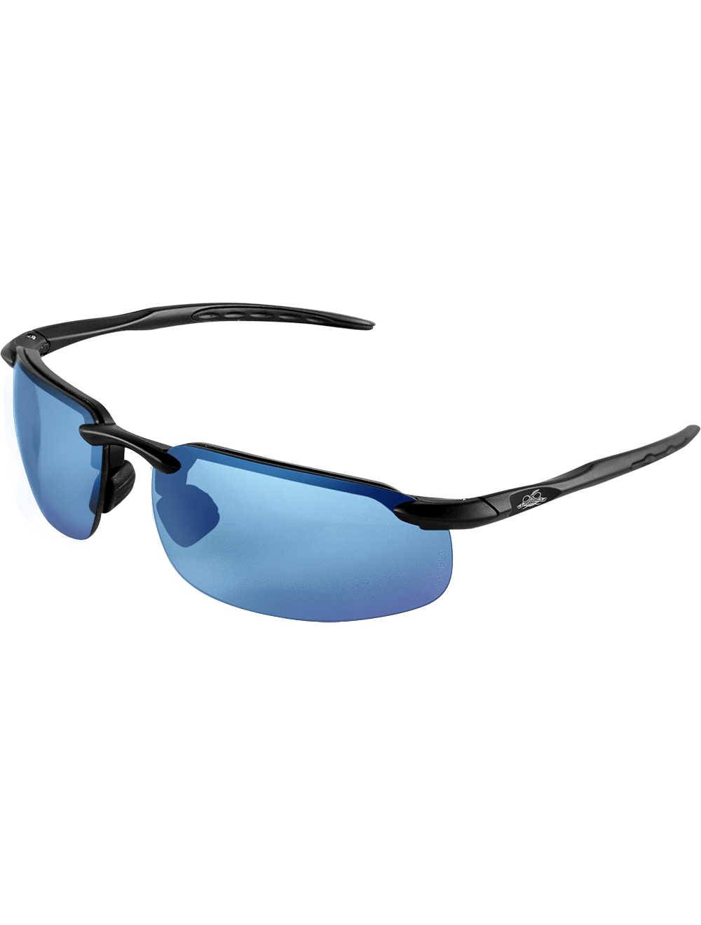Swordfish® Blue Mirror Polarized Lens, Matte Black Frame Safety Glasses -  BH106129 Bullhead Safety Eyewear, Cooling Safety, Heat Stress Safety, Work  at Height Safety, Hearing Safety
